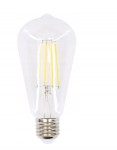 BEMKO D86-FLB-E27-ST64-070-4K ŻARÓWKA LED FILAMENT 230V E27 ST64 7W 1055LM 4000K 320ST