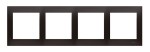 SIMON 54 Ramka 4- krotna DR4/48 antracyt