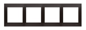 SIMON 54 Ramka 4- krotna DR4/48 antracyt