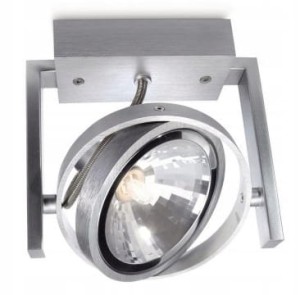 PHILIPS 53060/48/16 Lampa sufitowa 1x60W G9 230V aluminium