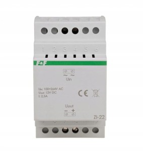 F&F ZI-22 Zasilacz impulsowy ZI-22 12V DC 2,5A