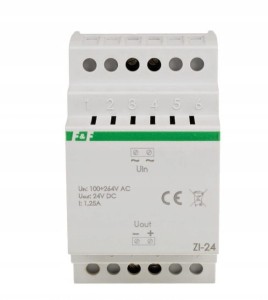 F&F ZI-24 Zasilacz impulsowy ZI-24 24V DC 1,25 A
