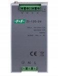 F&F ZI-120-24V Zasilacz impulsowy przemysłowy nap. wej. 90÷264V AC/120÷370V DC, P=120W nap. Wyj. 24V DC
