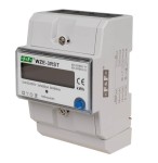 F&F WZE-3RST Trójfazowy licznik zużycia energii 80A, z funkcją RESET