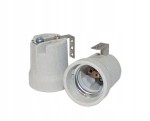 BEMKO E15-E27-F519U OPRAWKA CERAMICZNA E27 Z UCHWYTEM U