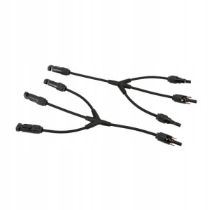 ZŁĄCZE SOLARNE POTRÓJNE RÓWNOLEGŁE Z KABLEM PARA