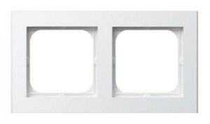 OSPEL R-2R/00 SONATA Ramka podwójna - kolor biały