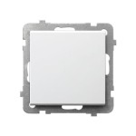 OSPEL SONATA ŁP-1R/m/00 Łącznik 1x 16AX 250~ IP-20 zaciski bezgwintowe biały