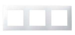 OSPEL R-3Z/00 SZAFIR Ramka potrójna - kolor biały