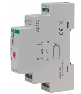 F&F AZ-112-LED Automat zmierzchowy AZ-112-LED z zewnętrzną sondą, przekaźnik InRush16 A (160 A/20 ms)