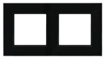 OSPEL R-2UGC/32/25 ARIA Ramka podwójna - kolor czarne szkło