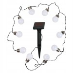 SANICO 309280 lampki solarne sznurkowe LED białe