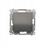 SIMON54 DZW1K.01/48 Łącznik żaluzjowy trójpozycyjny antracyt