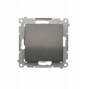 SIMON54 DZW1K.01/48 Łącznik żaluzjowy trójpozycyjny antracyt