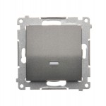 SIMON54 DW1L.01/48 Łącznik jednobiegunowy LED 10AX antracyt